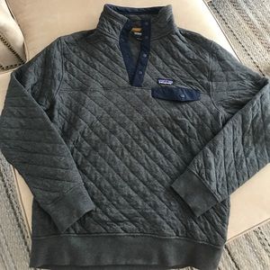Men’s Patagonia Pullover - quilted print